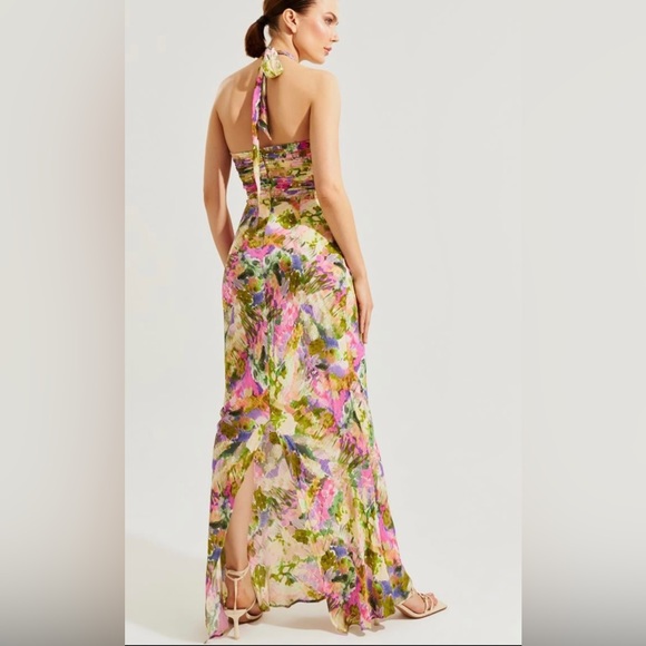 Halter maxi dress size 0 - Picture 3 of 6